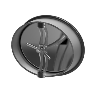 Stainless steel oval manway A317 (345x445)