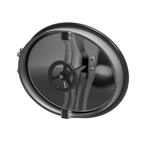 Stainless steel oval manway A317E (345x445)