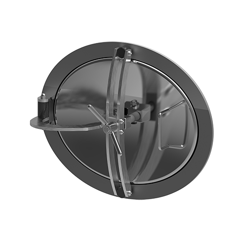 Stainless steel oval manway A318 (345x445)