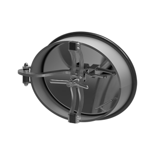 Stainless steel oval manway A319 (345x445)