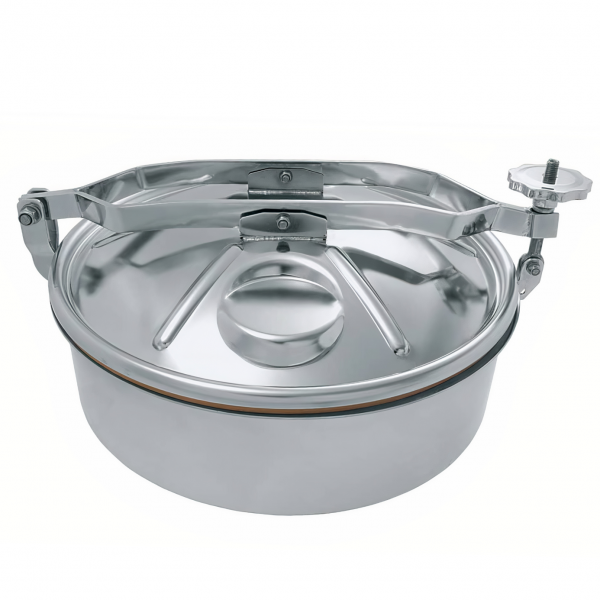Stainless steel round manway E51 (DN502)