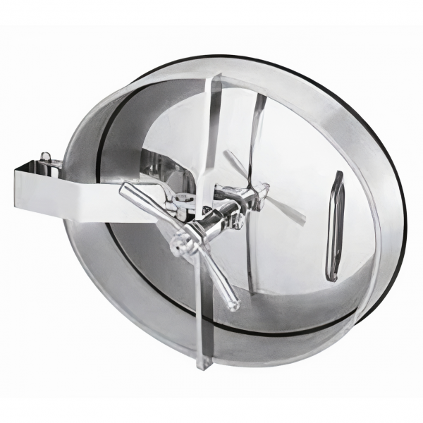 Stainless steel oval manway E125 (410x510)