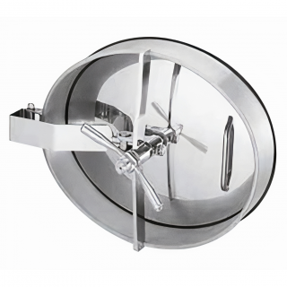 Stainless steel oval manway E125 (410x510)