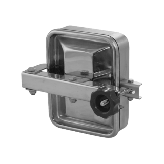 Stainless steel rectangular manway A381 (225x175)
