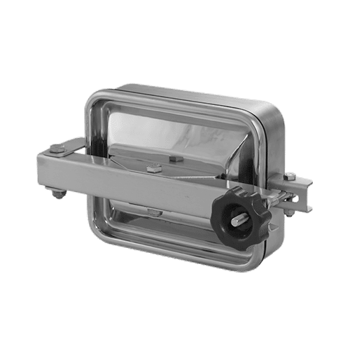 Stainless steel rectangular manway A381L (175x225)