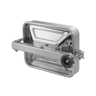Stainless steel rectangular manway A382 (245x310)