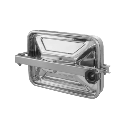 Stainless steel rectangular manway A384L (275x405)