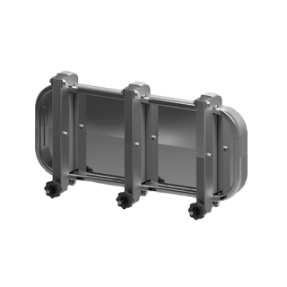 Stainless steel rectangular manway A392 (MAX 2000x2000)