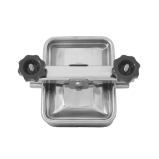 Stainless steel rectangular manway A651 (225x175)