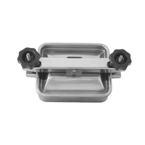 Stainless steel rectangular manway A651L (225x175)