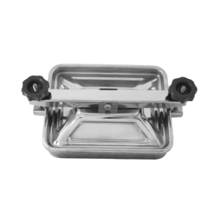 Stainless steel rectangular manway A652L (245x310)