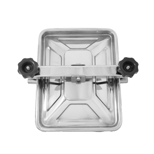 Stainless steel rectangular manway A654 (400x280)
