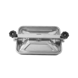 Stainless steel rectangular manway A654L (280x400)