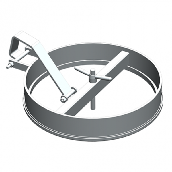 Stainless steel round manway Boyer P12-510 (DN504-DN800)
