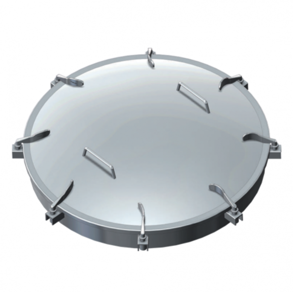 Stainless steel round manway Boyer P31-080 (DN790)