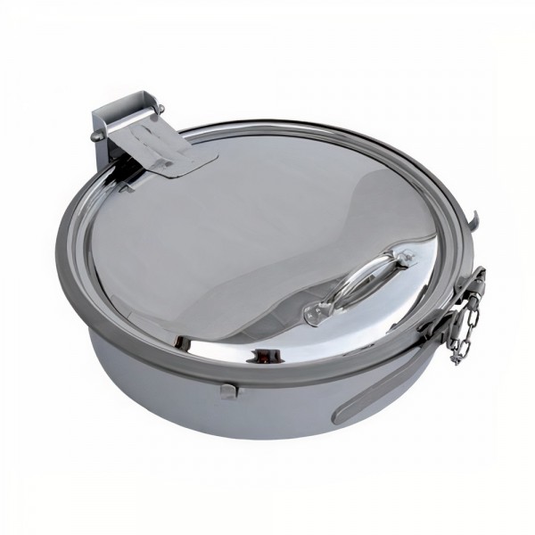 Stainless steel round manway BP420-490 (DN427-DN495)