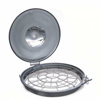 Stainless steel round manway B600 (DN606-DN1406) - opened