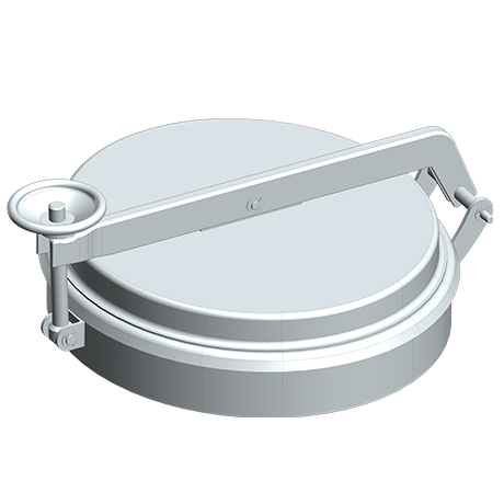 Stainless steel oval manway Boyer P21-516 (411x455)