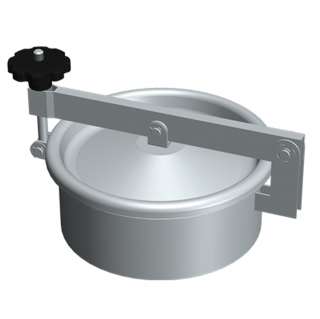 Stainless steel round manway Boyer P33-200 (DN200-DN600)