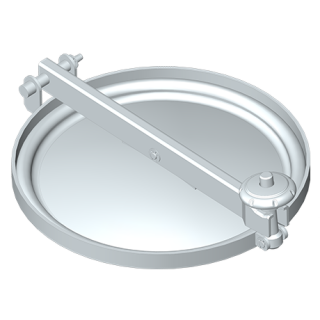 Stainless steel round manway Boyer P35-315 (DN384)