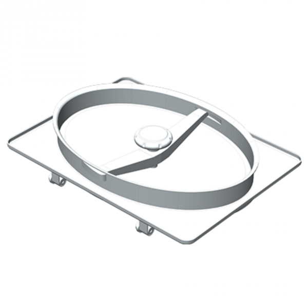 Stainless steel oval manway Boyer P41-040 (305x440)