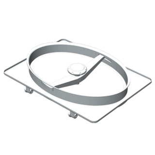 Stainless steel oval manway Boyer P41-040 (305x440)