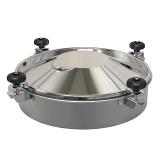 Stainless steel round manway C93 (DN370)