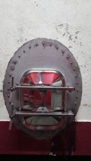 Stainless steel rectangular manway Boyer P43-031 (314x424) - mounting example