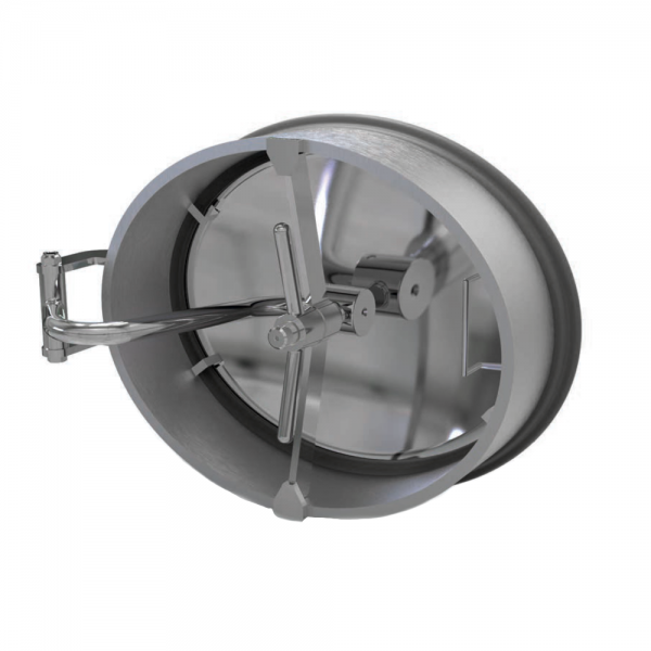 Stainless steel oval manway C49 (440x350)