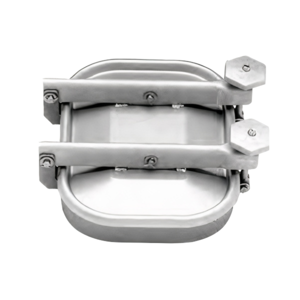 Stainless steel rectangular industrial manway X8253MT (530x400)