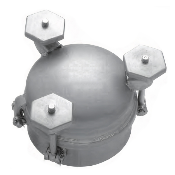 Stainless steel round industrial pressure manway X3348MT (DN200)