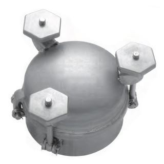 Stainless steel round industrial pressure manway X3348MT (DN200)