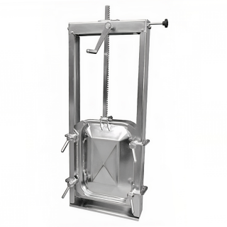 Stainless steel rectangular manway (guillotine, gate) E137CN (530x406)