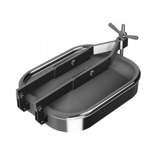 Stainless steel rectangular manway W2/D (424x316) - general view