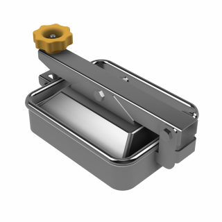Stainless steel rectangular manway W2/E (175x225) - cover view