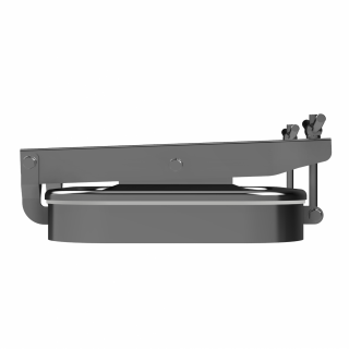 Stainless steel rectangular manway W2/A (530x406) - side view