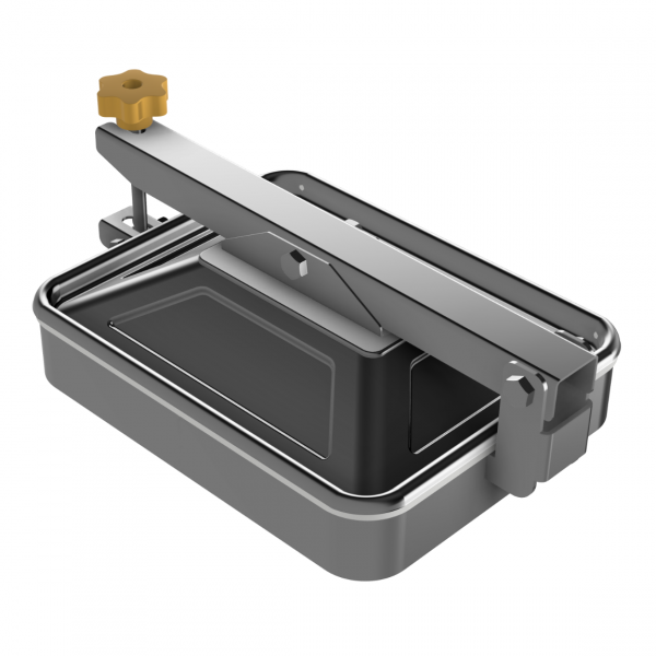 Stainless steel rectangular manway W2/F (245x310) - cover view