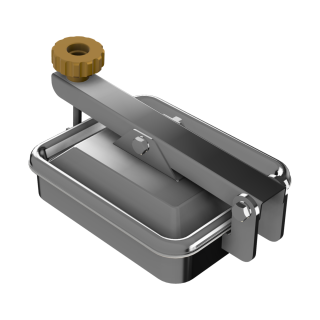 Stainless steel rectangular manway W2/G (175x225) - cover view