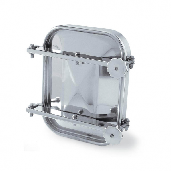 Stainless steel rectangular manway E115 (530x406)