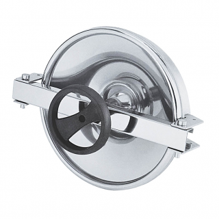 Stainless steel round side manway E118 (DN400)