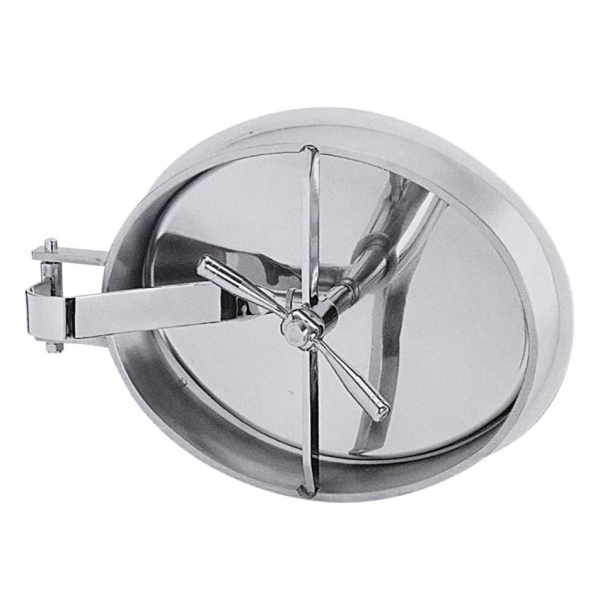 Stainless steel oval manway E126 (340x450)