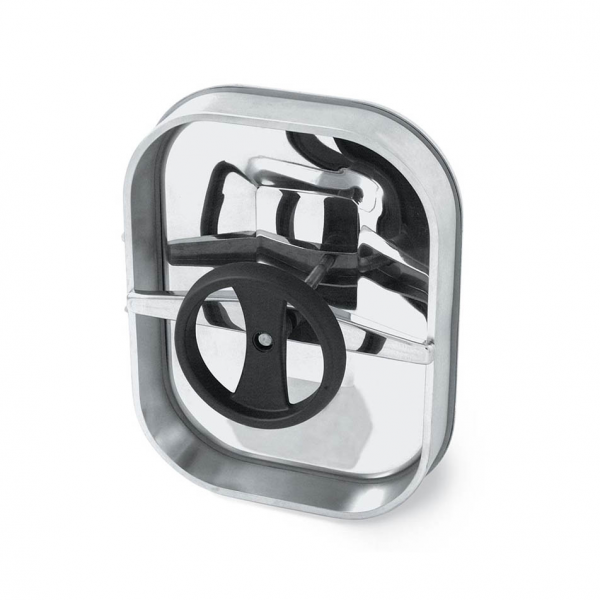 Stainless steel rectangular manway E130 (424x316)