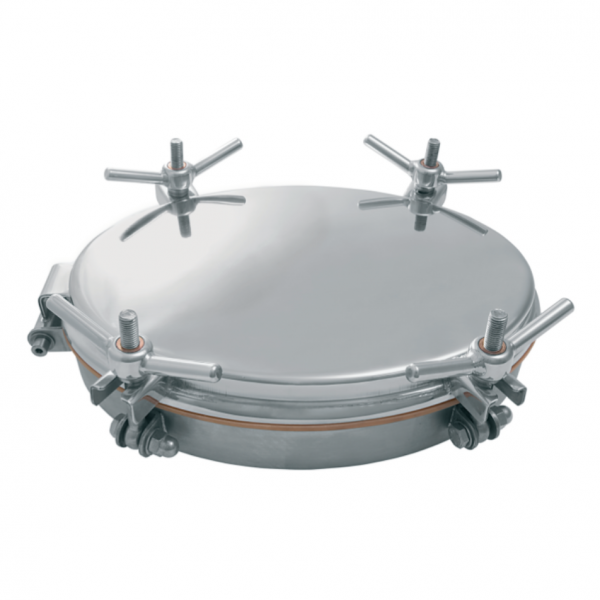 Stainless steel oval manway E158 (440x308)