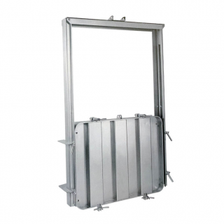 Stainless steel rectangular manway (guillotine, gate) E134 (600x800)