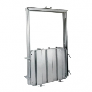 Stainless steel rectangular manway (guillotine, gate) E135 (800x1000)