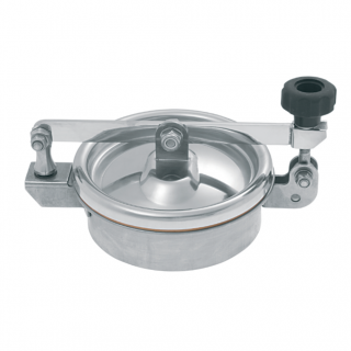 Stainless steel round manway E15P (DN150)