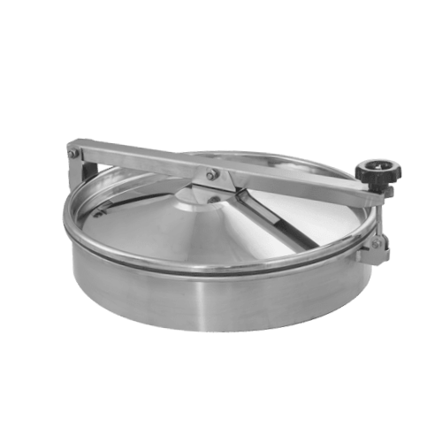 Stainless steel round manway A560R (DN300-DN600)