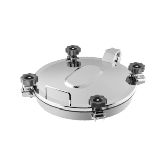 Round stainless steel manway A940 (DN220-DN600)