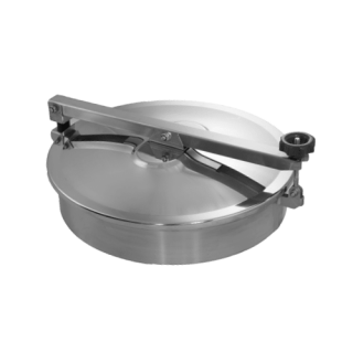 Stainless steel round manway A970R (DN220-DN600)