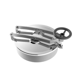 Stainless steel round manway A1020 (DN300-DN600)